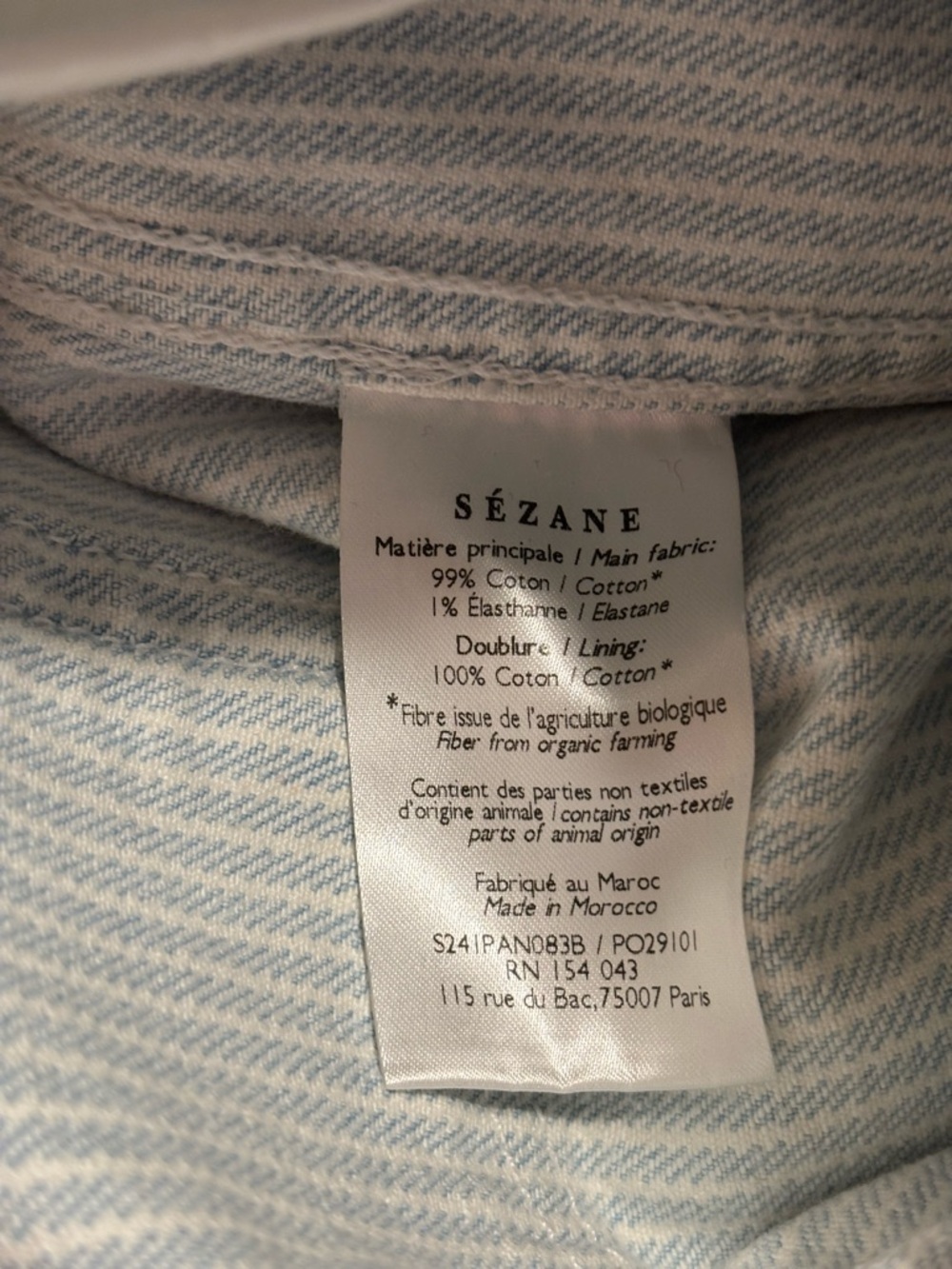 Sézane Le Crop Denim - Picture 12 of 14